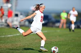 MaKayla Toth plays as a forward for the UCM soccer team. Since coming to UCM, she has started every
game. After graduation, she plans to pursue a physical therapy degree. 