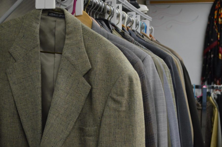 The Professional Clothing Studio allows students to choose up to four pieces of clothing.