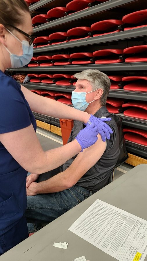 UCM President Roger Best received his vaccination Feb. 23, 2021. Many UCM students and faculty are hopeful that next semester can be back to normal as more COVID-19 vaccinations are distributed