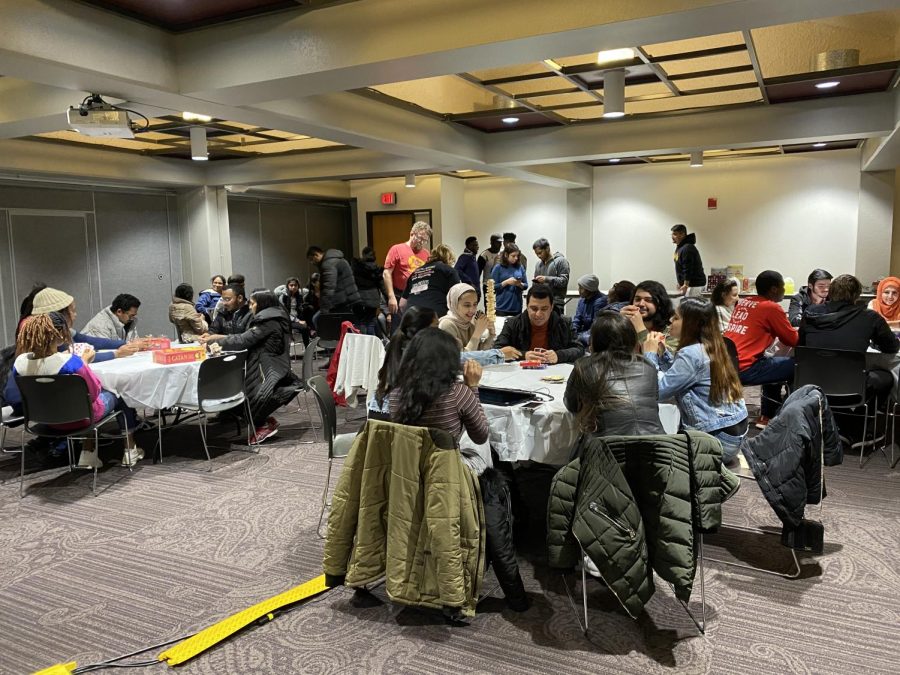 The International Student Organization at the University of Central Missouri gathers for a game night. Photo submitted by Sarvesh Patel
