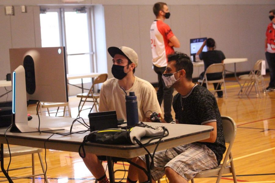E-Sports hosted the Super Smash Bros tournament on Sept. 1. “I think it’s a good atmosphere, it’s very fun, competitive type atmosphere and it’s almost like a sporting event,” senior digital media production Connor Nielson said. Junior secondary English education major, Gage Shrader won the Super Smash Bros. tournament. 