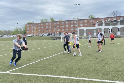 April 30, the flag football championship took place at Ellis field. 