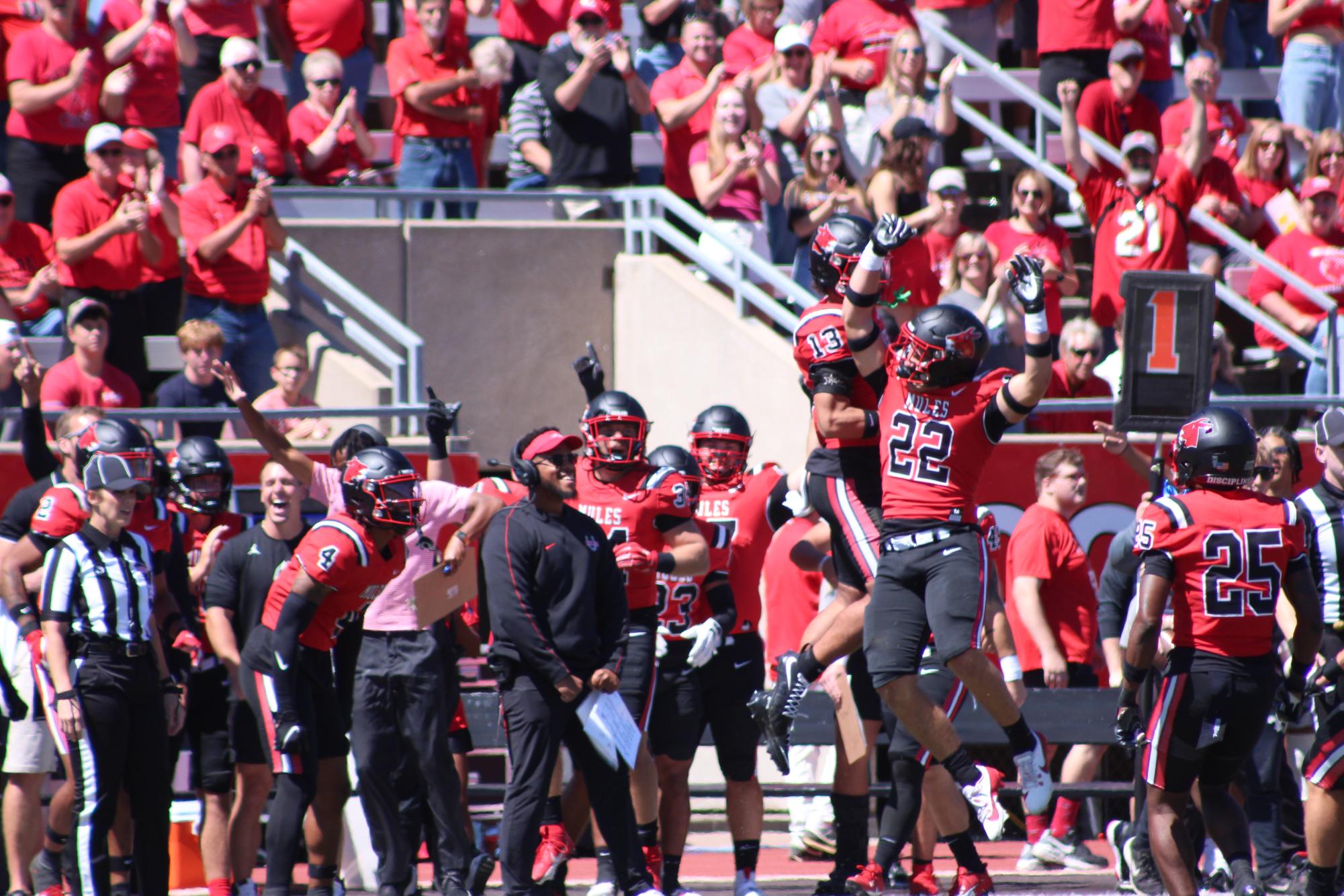 Mules First Game of the Season Celebrated Across Campus