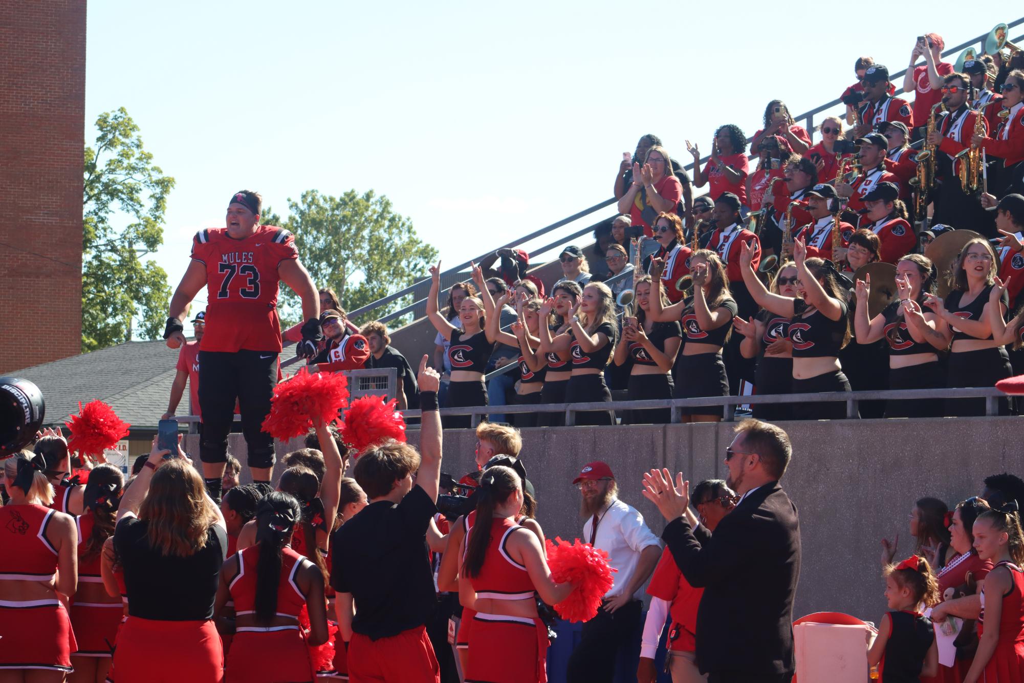 Mules First Game of the Season Celebrated Across Campus