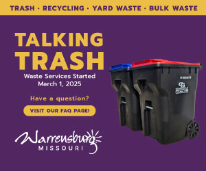 Warrensburg Trash Ad