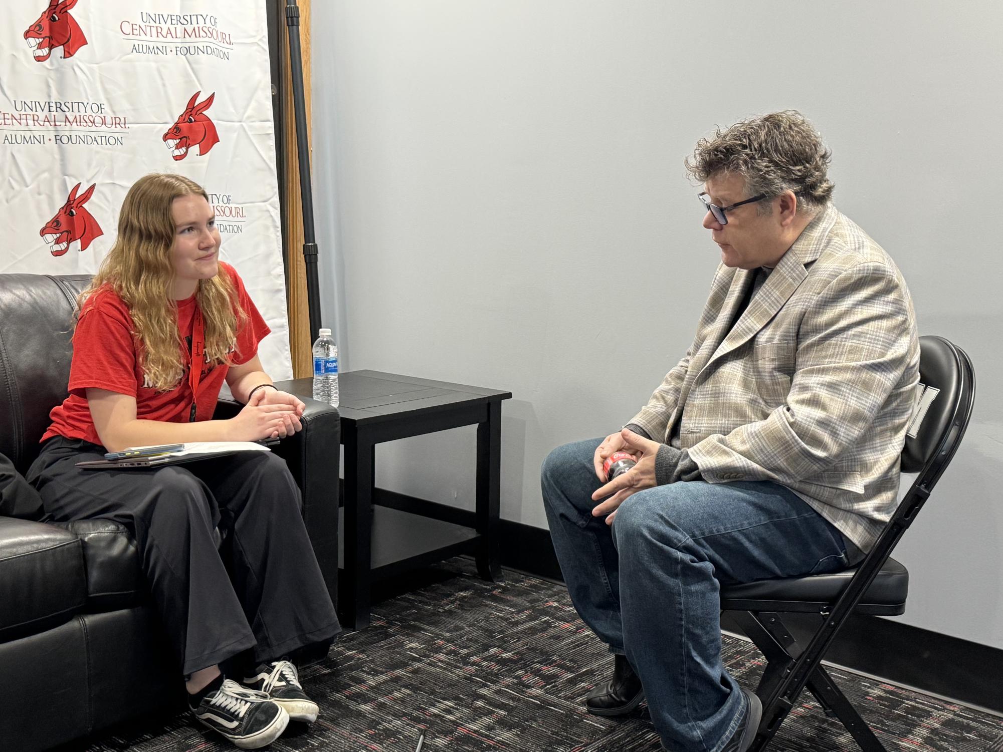Sean Astin speaks about childhood experiences in the film industry and his relationship with his mother, Patty Duke, who suffered from bipolar disorder. Astin spoke as part of the Oppenheimer Symposium hosted by University of Central Missouri on April 12.