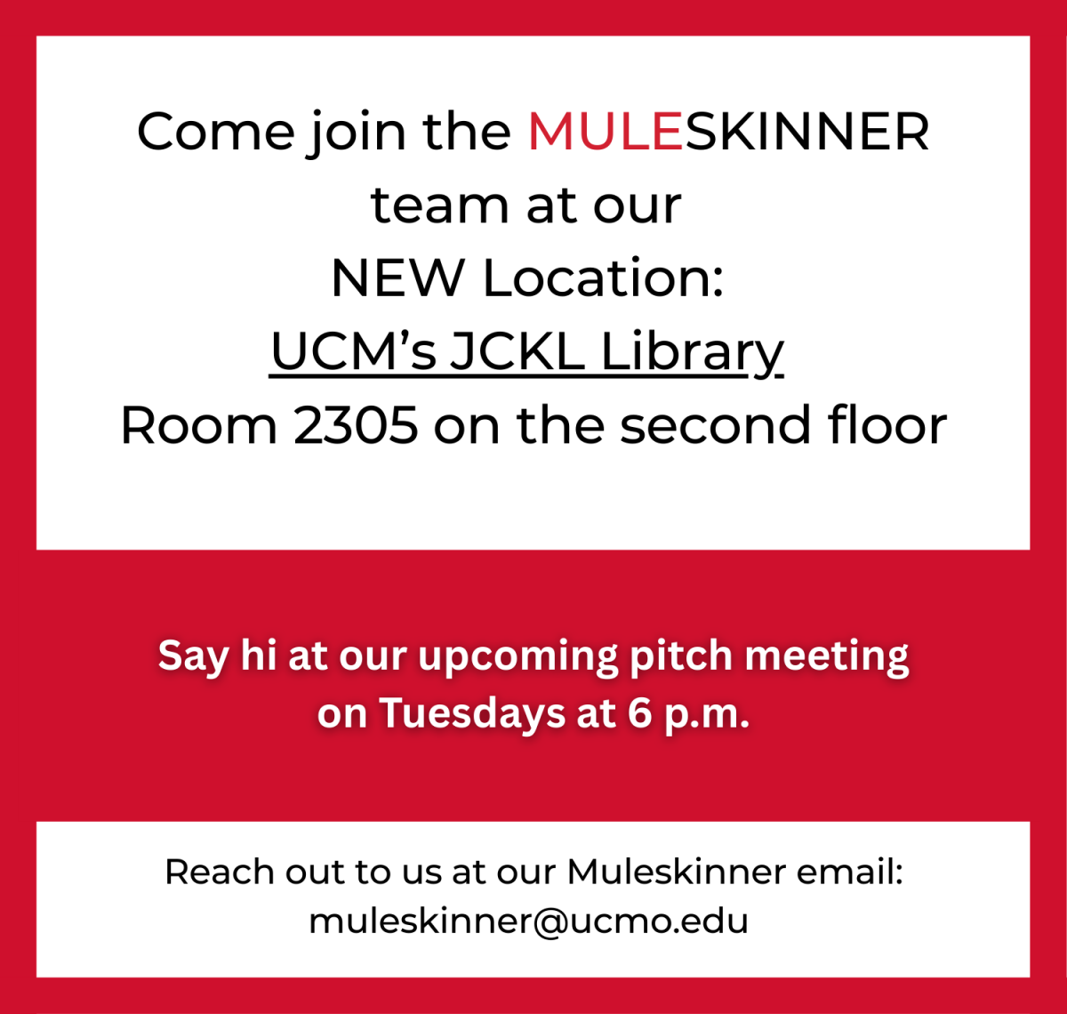 Letter from the Editor: Invitation to the Muleskinner