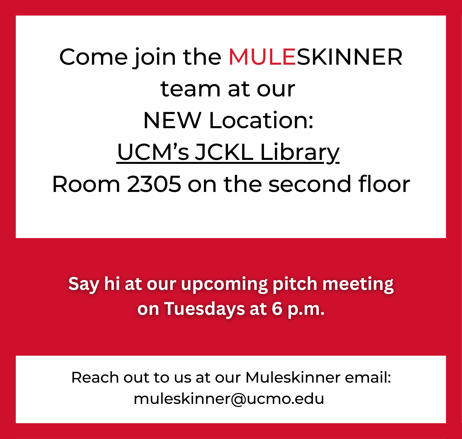 Letter from the Editor: Invitation to the Muleskinner