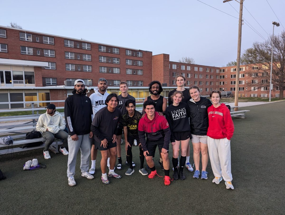 An intramural soccer team smiles for the camera after their last game in the 2025 spring semester. The Student Recreation and Wellness Center will be offering 14 sports to students, faculty and staff this fall. (Submitted by Becca Green)