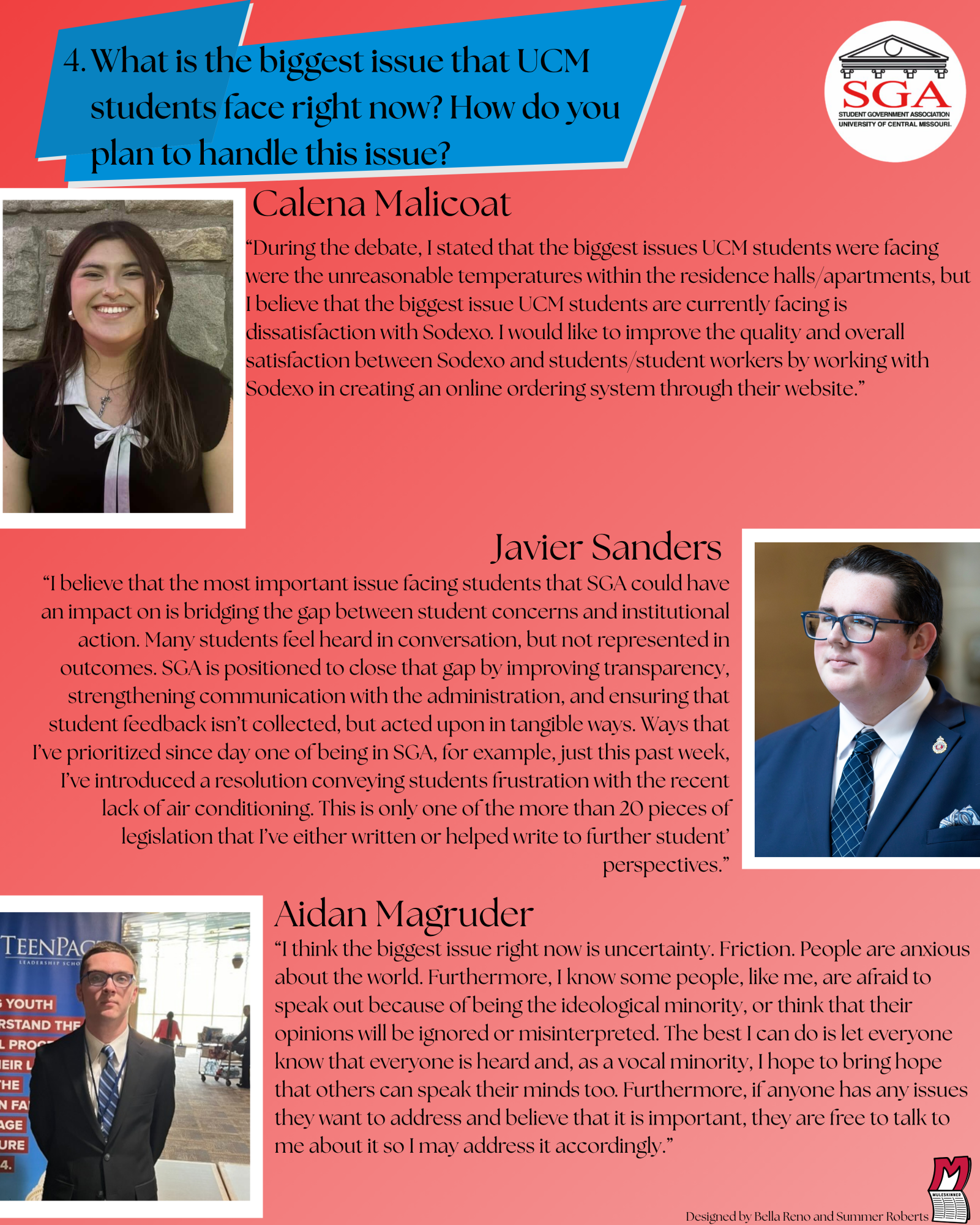 Meet the 2026–27 SGA Presidential Candidates
